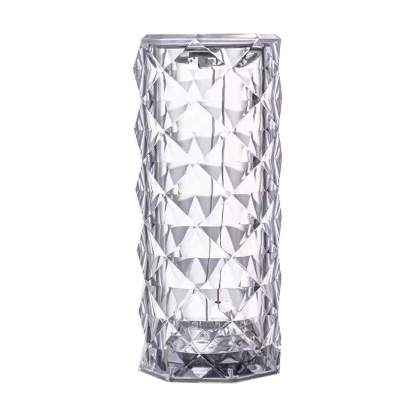 🌸 Lampe de Table LED Cristal avec Télécommande et Haut-Parleur Bluetooth