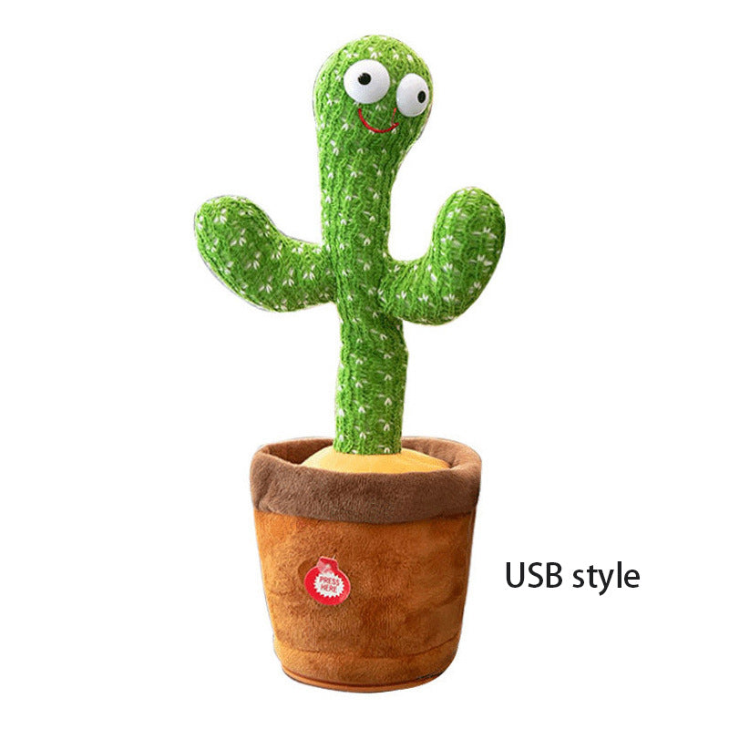 🌵 Cactus Parlant et Dansant Interactif – Le Jouet Électronique Qui Fait Craquer Enfants et Famille.