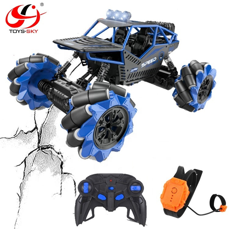 🚙 Voiture Télécommandée RC Tout-Terrain – Niveau Expert avec Lumières Clignotantes et Roues Haute Performance