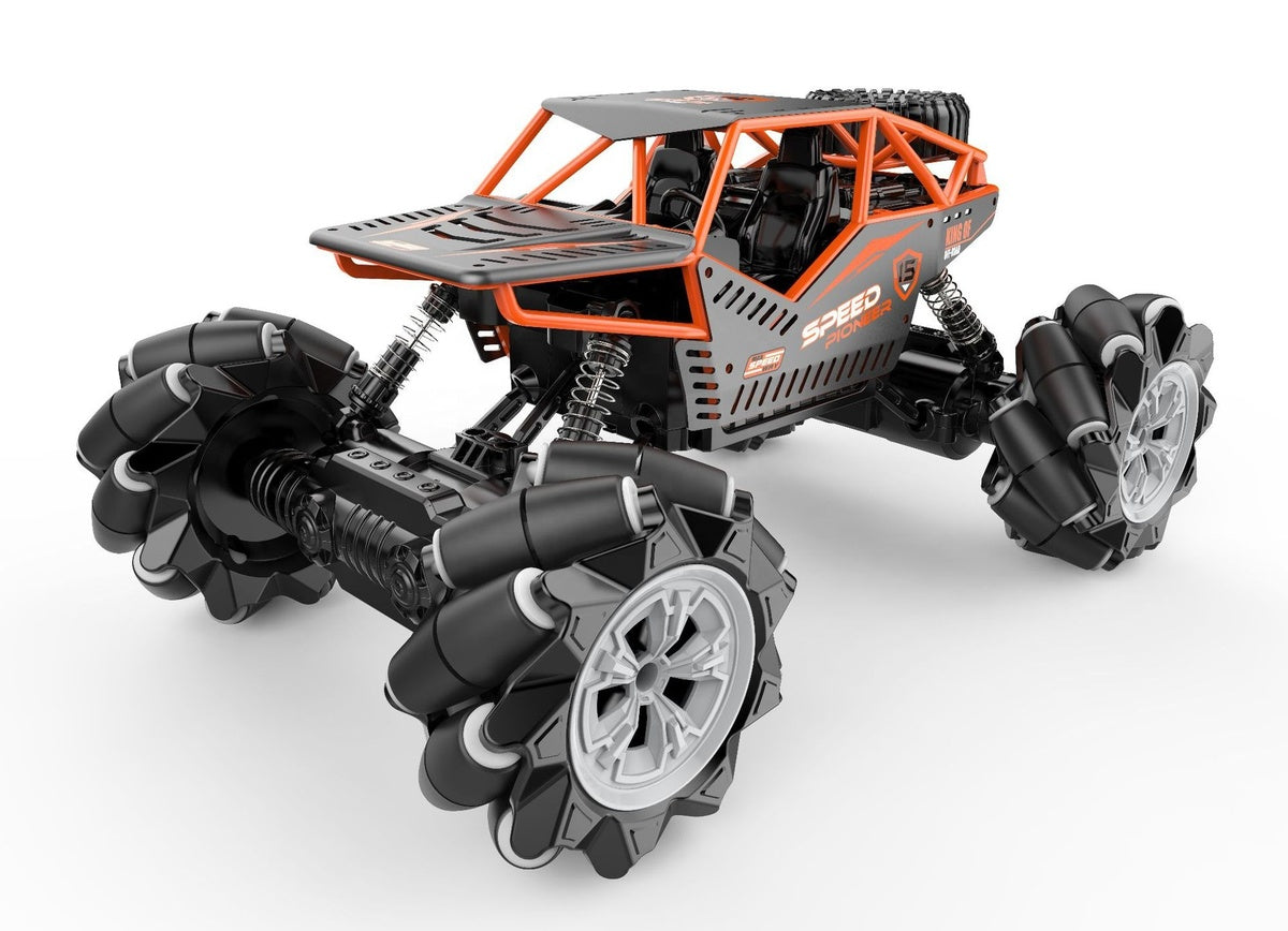 🚙 Voiture Télécommandée RC Tout-Terrain – Niveau Expert avec Lumières Clignotantes et Roues Haute Performance